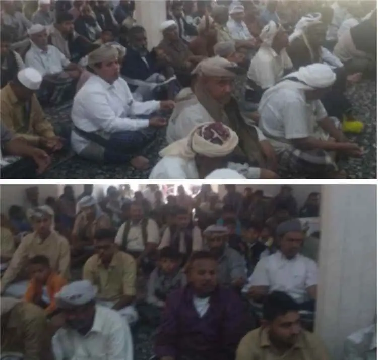 مدير عام المحفد يؤدي صلاة عيد الأضحى المبارك مع جم...