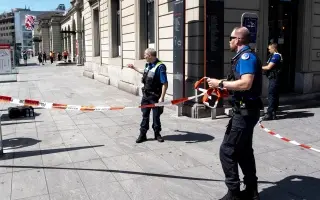 إصابة ثلاثة أشخاص في هجوم بسلاح أبيض في محطة قطارا...