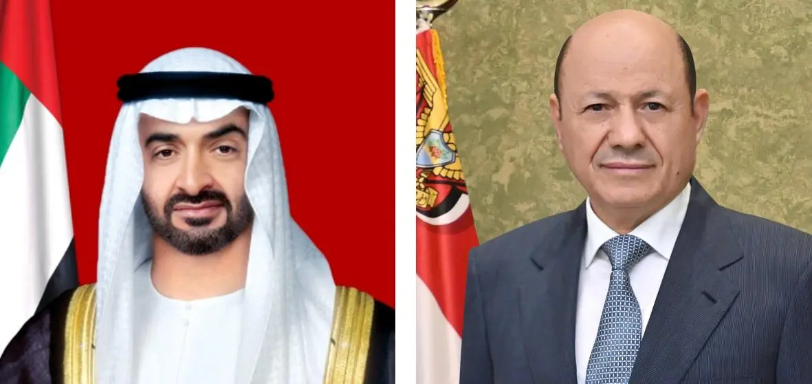 القيادة الاماراتية تعزي رئيس مجلس القيادة بوفاة ال...
