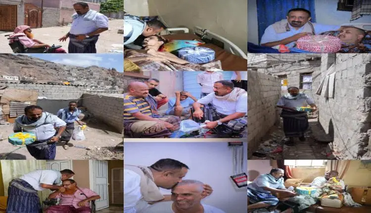 الوكيل النوبة يختتم زيارات المعايدة لجرحى الإعاقة...