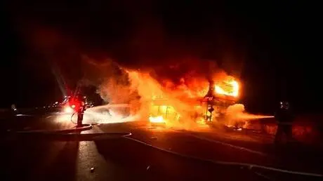مصرع 7 أشخاص وإصابة 30 آخرين في حادث حافلة جنوب تر...