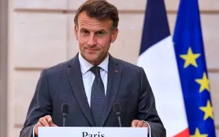 ماكرون يدعو لاتفاق سريع بين واشنطن وطهران ويطالب ب...