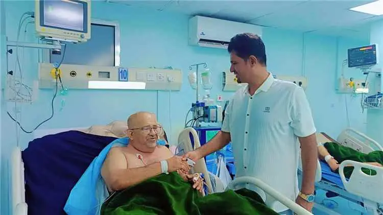 مدير إعلام محافظة أبين يطمئن على صحة الأستاذ ناصر...