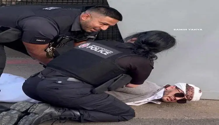 الشرطة البريطانية تعتقل يمنيين في شوارع مانشستر له...