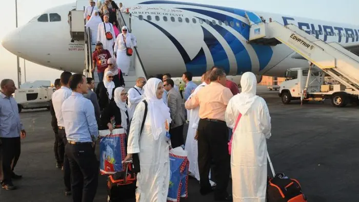 مطار القاهرة الدولي يستقبل رحلات عودة الحجاج
