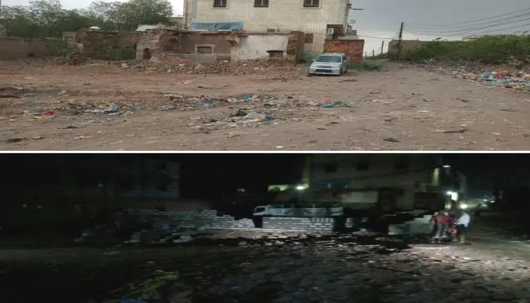 بالصور.. نجل وزير حوثي يهدم معلم استثماري قديم ويب...
