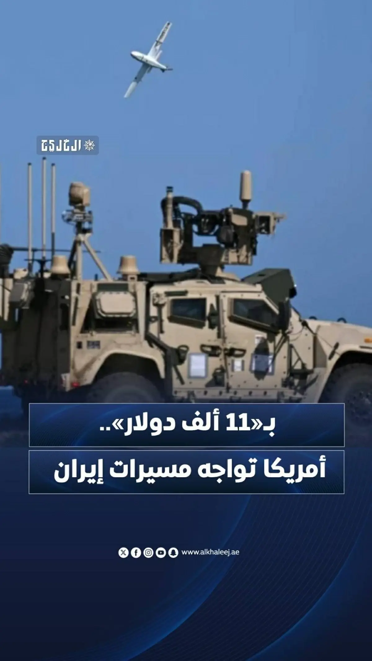 بـ«11 ألف دولار».. أمريكا تواجه مسيرات إيران