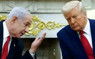 ترامب يؤكد: وصفت نتنياهو بالمجنون ناكر الجميل خلال...