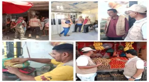 حملات رقابية ميدانية تسفر عن ضبط معامل مياه ومخالف...