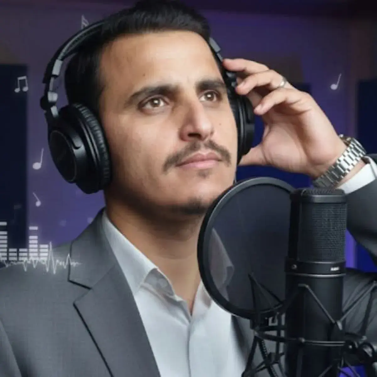 عناصر حوثية تعتدي على المنشد "يحيى صعصة" في عمران