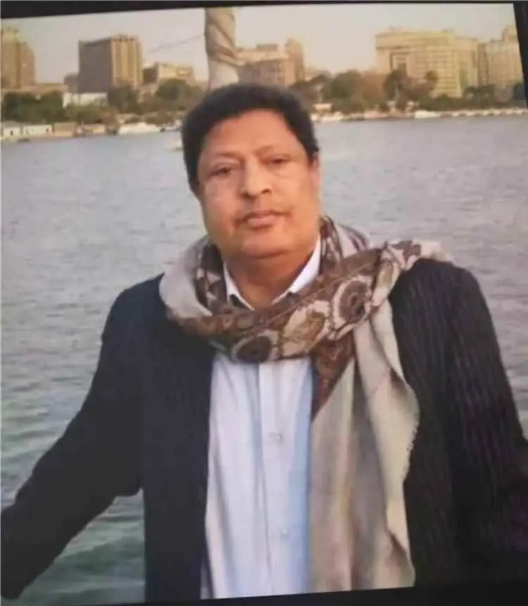 الفريق محمود الصبيحي والمناضل محمد يحيى جابر في مق...