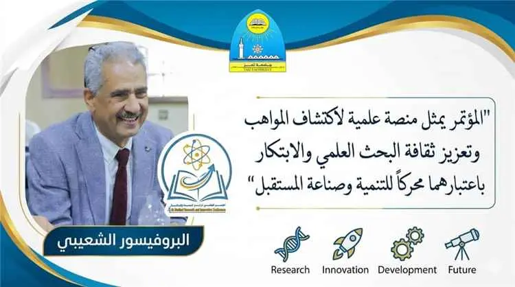 البروفيسور الشعيبي: المؤتمر الطلابي الرابع للبحث و...