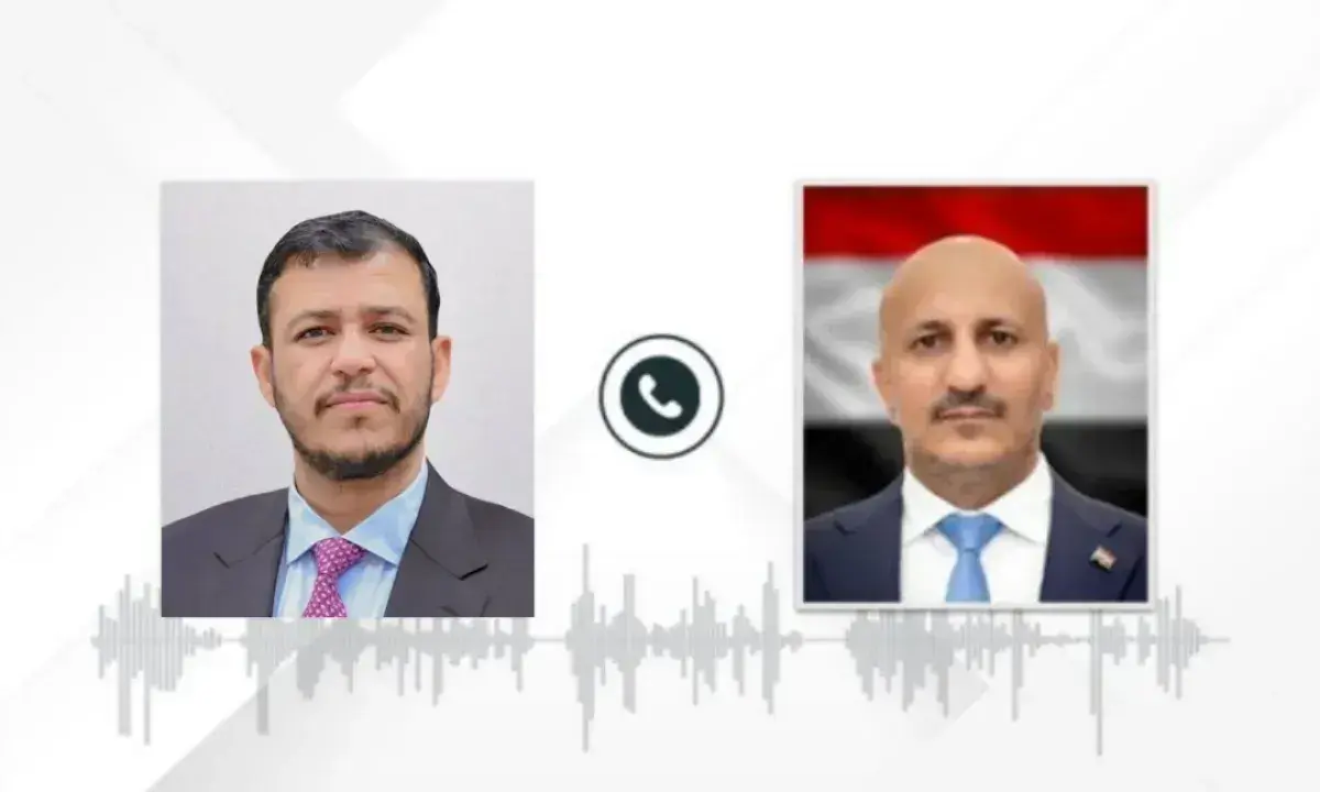 العليمي يعزي طارق صالح في استشهاد قائد الفرقة الأو...