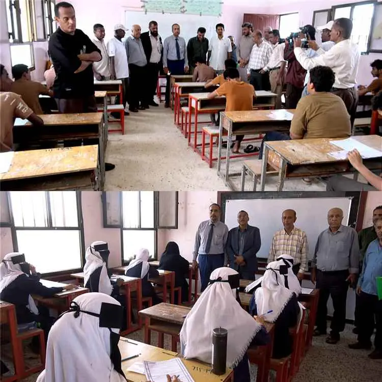 وكيلاء محافظة ابين السعدي والجنيدي  يدشنان سير انه...