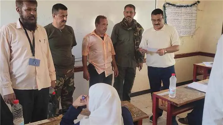 الداؤودي يوجه بتوفير الأجواء الملائمة لإنجاح إمتحانات إنهاء الثانوية العامة بمديرية البريقة