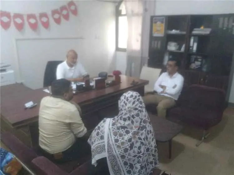 مدير عام مستشفى الأمراض النفسية يلتقي رئيس الدائرة...