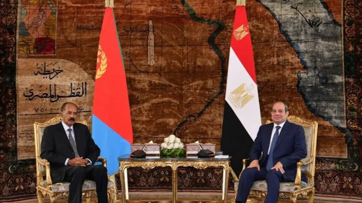 السيسي وأفورقي يبحثان أمن البحر الأحمر وإنهاء الأز...