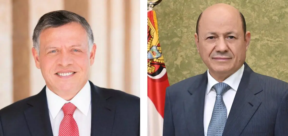 رئيس مجلس القيادة يهنئ ملك الاردن بمناسبة ذكرى يوم...