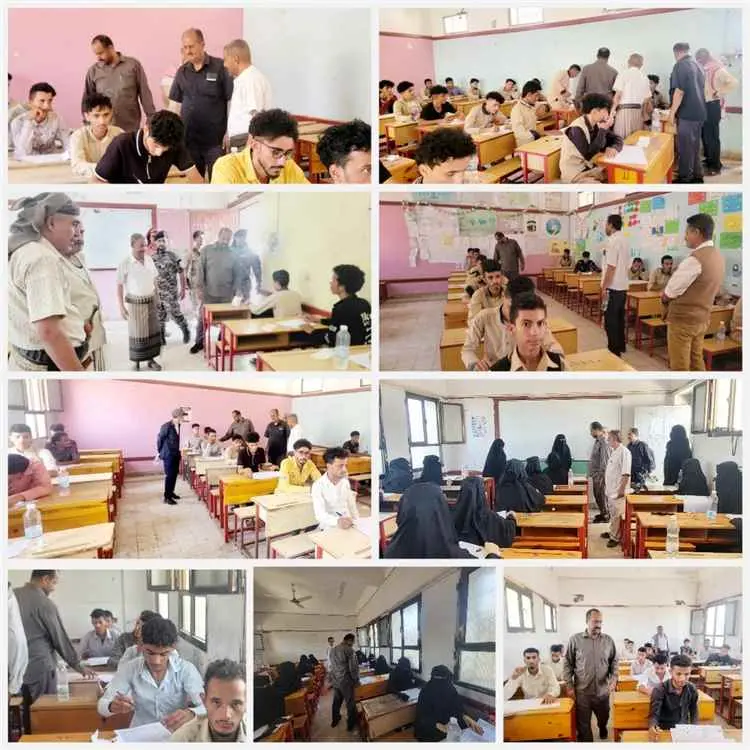 المدير العام بكر الشاعري يتفقد 3 مراكز امتحانية بق...