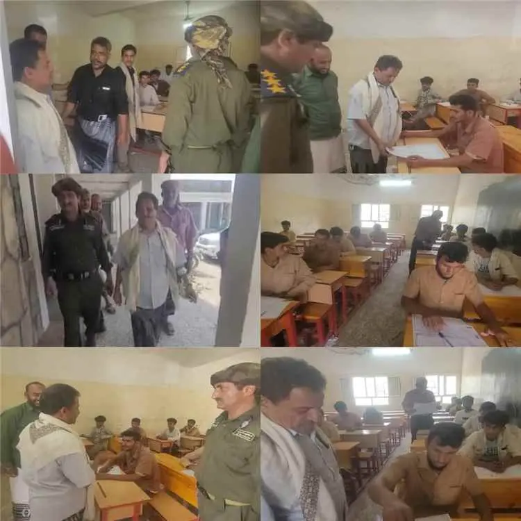 مدير عام سباح يافع يتفقد 2 مراكز  اختبارية ويشيد ب...