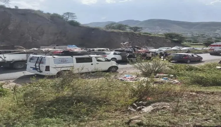 قتيل وخمسة جرحى في حادثين مروعين خلال ساعات في إب
