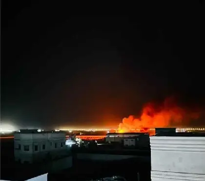 عاجل | انفجار ضخم يهز معسكر العمالقة في الصولبان ب...