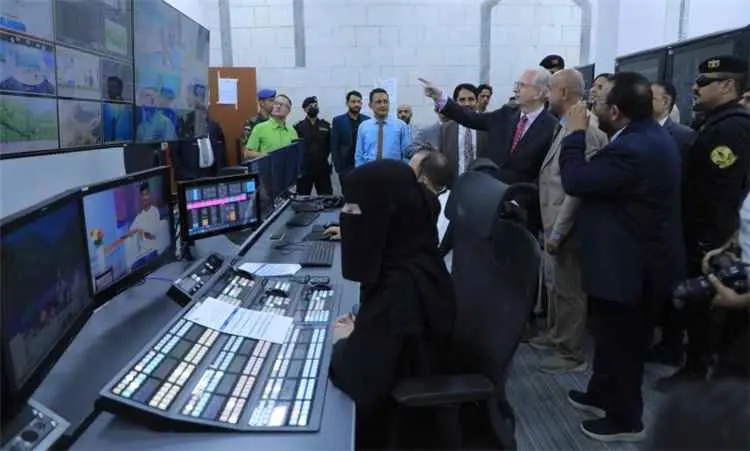 السفير الالماني يطلع على نشاط قناة سبأ الفضائية وه...