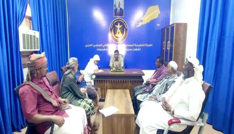 لقاء قيادي في سيئون يشدد على وحدة الصف الحضرمي وتعزيز الأداء المؤسسي للانتقالي