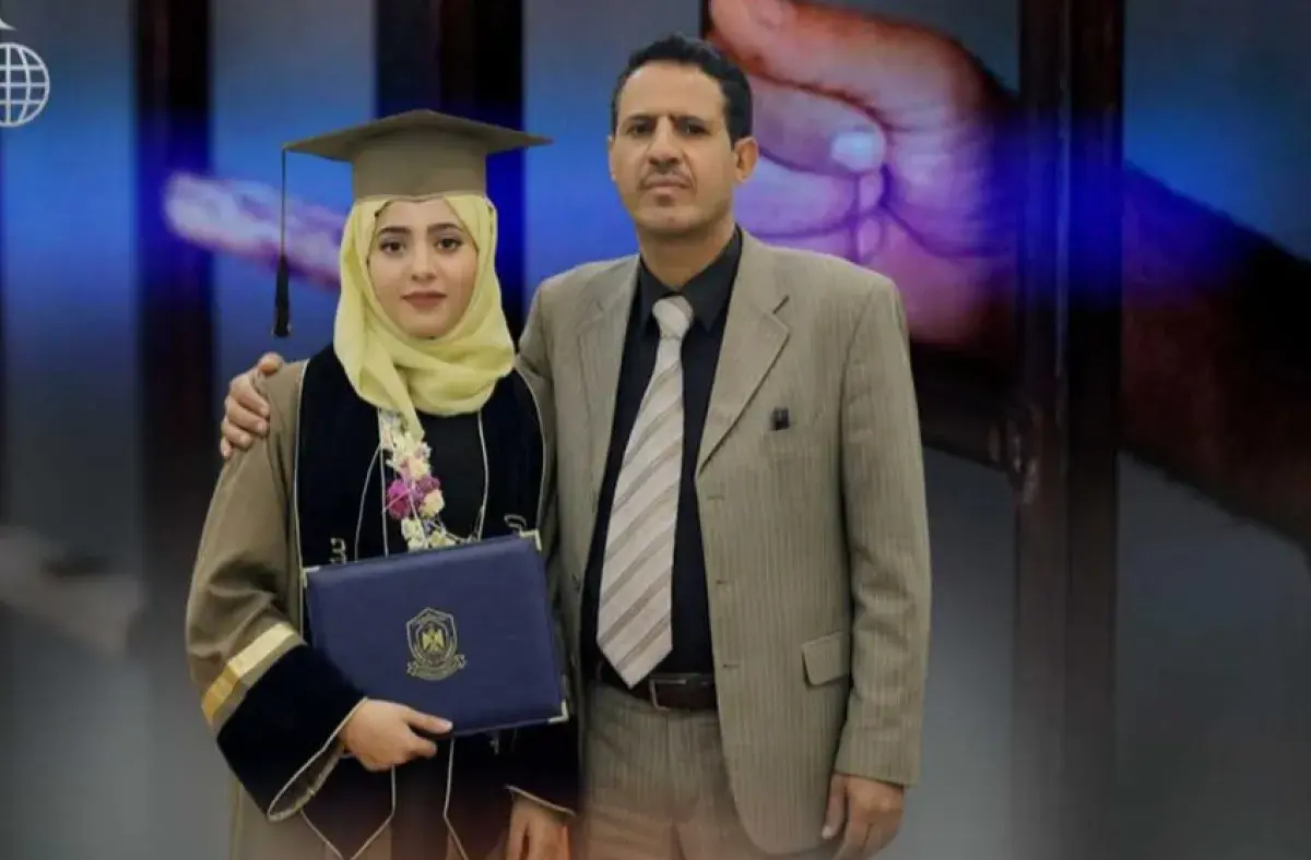 سمية المقطري تناشد بالإفراج عن والدها المعتقل في سجون الحوثي