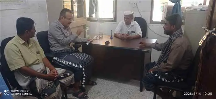 مدير عام الوضيع يتفقد العمل في مستشفى المديرية العام ويعقد لقاء هام بادارته