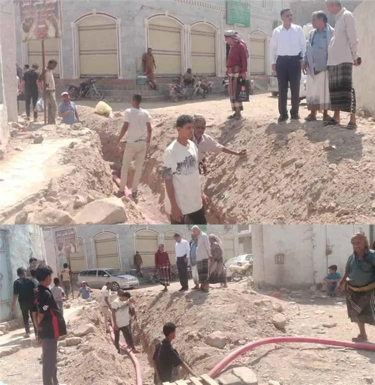 مدير عام ردفان يدشن مشروع ربط كيبل أرضي للضغط العا...
