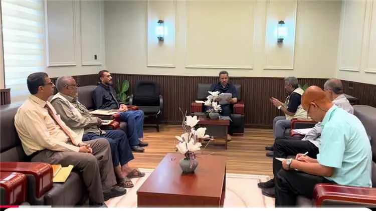 محافظ لحج "الحالمي" يبحث مع منظمة "الوصول الإنساني...