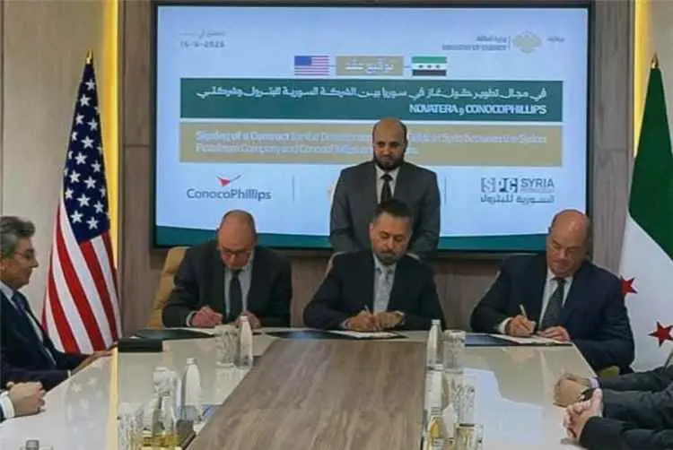 اتفاق سوري امريكي لتطوير حقول الغاز في سوريا