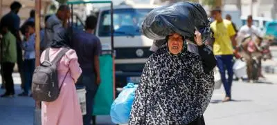 أوتشا: حالات نزوح جديدة في قطاع غزة