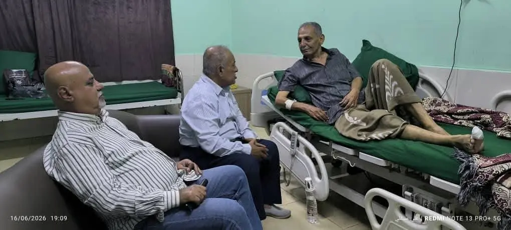 نقيب #الصحفيين والإعلاميين #الجنوبيين يطمئن على صح...