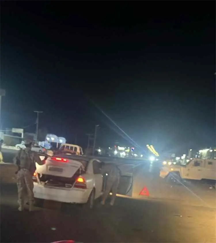 دوريات وانتشار ميداني لقوات درع الوطن في مديرية شح...