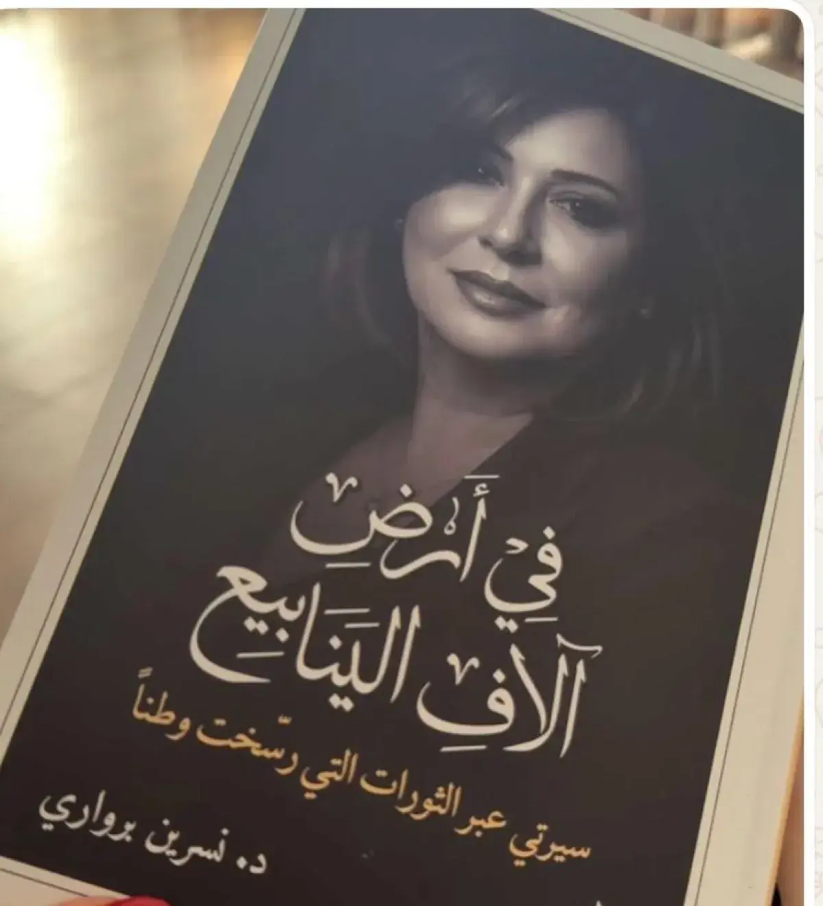 ترنيمة الأرض والينابيع .. نسرين برواري ،هندسة الادارة وصانعة الأمل