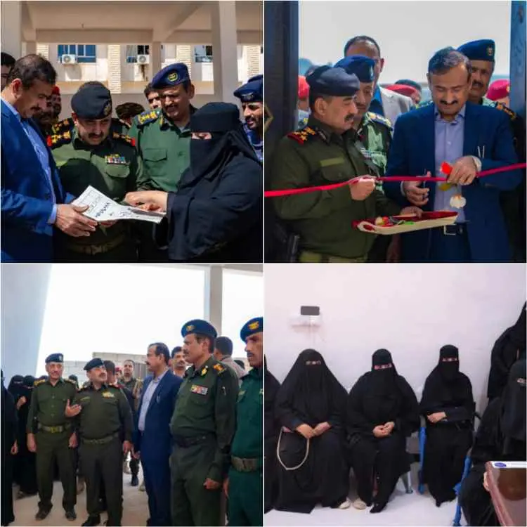 محافظ شبوة ومدير عام الشرطة يدشنان مبنى إدارة الشر...