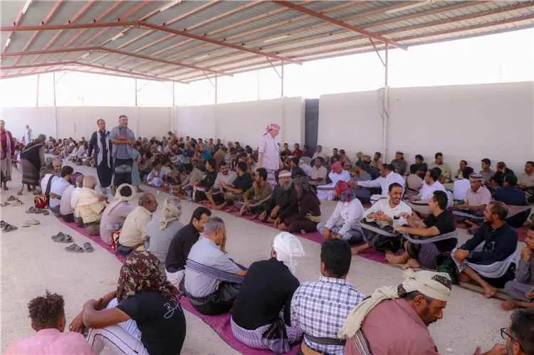 حشود غفيرة في زفاف الشاب حسام محسن سنان .. شبوة تر...