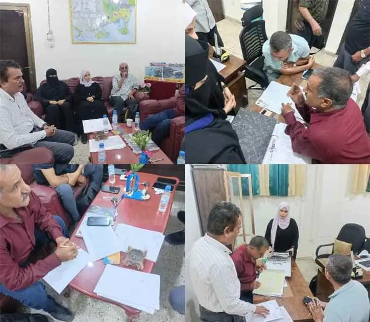 لجنة وزارية تزور فرع هيئة حماية البيئة بعدن لتقييم...