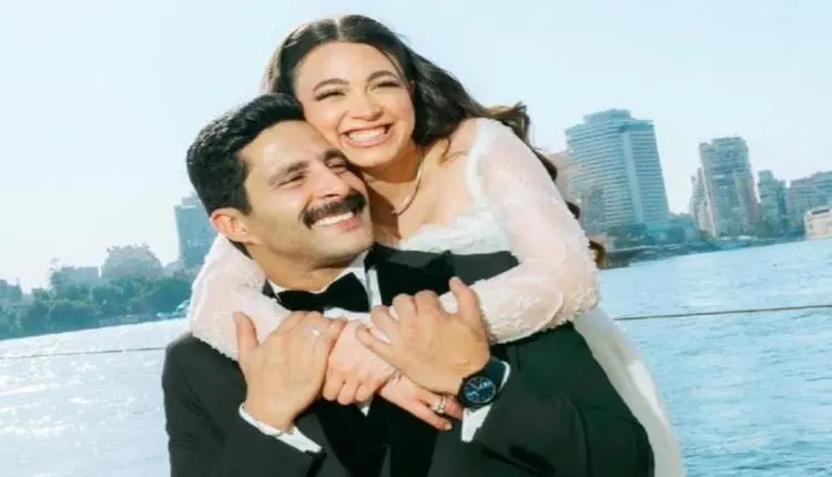 زواج الفنانان مصطفى منصور وهايدي رفعت بعد قصة حب ع...