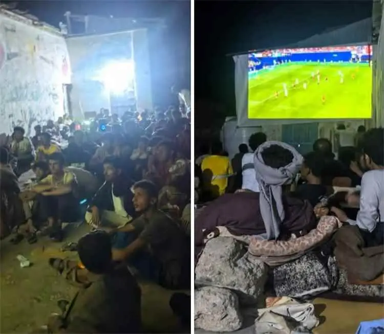 مكيراس ترد الروح: شاشة تلفزيونية  تحول ساحة المدين...