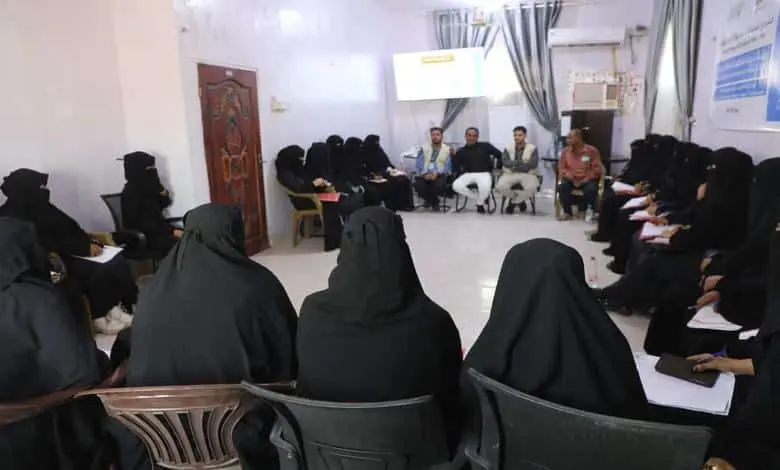 تدشين ورشة تدريبية لمتطوعات صحة المجتمع في المخا ب...