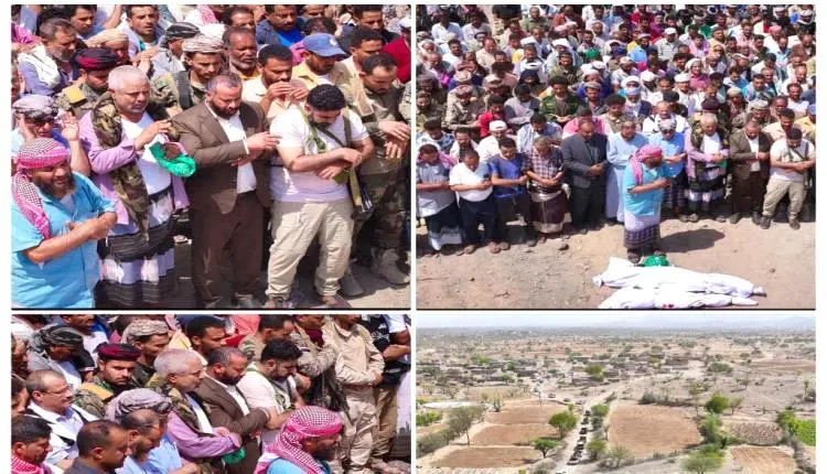 الضالع تشيع أطفال مجزرة الريبي وسط مطالبات بوقف نز...