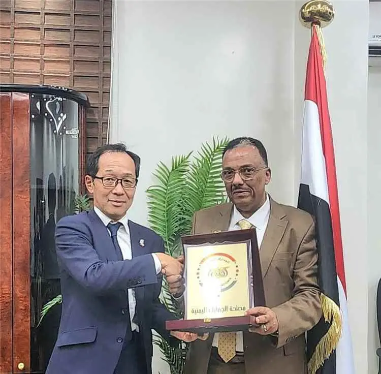 لتعزيز التعاون المشترك: رئيس مصلحة الجمارك يستقبل السفير الياباني ووفد وكالة "جايكا" وممثلي "UNOPS"