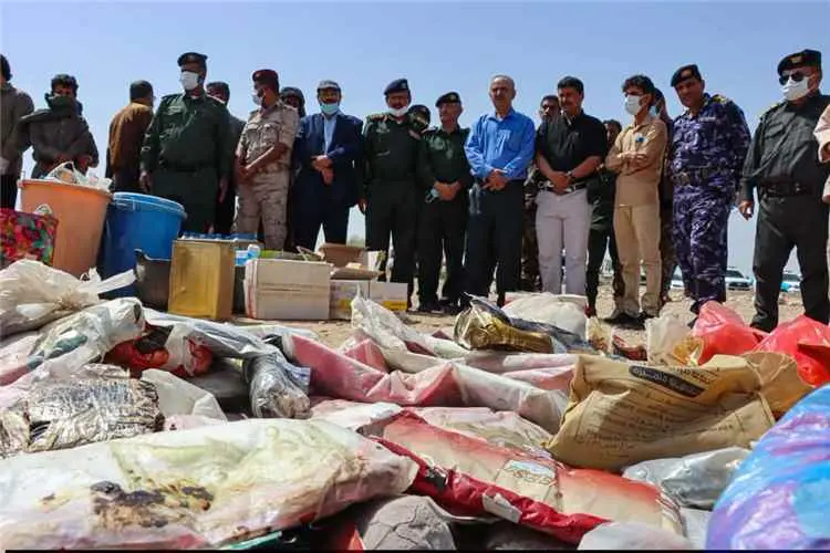 النيابة العامة بشبوة تنفذ عملية إتلاف لكميات من ال...