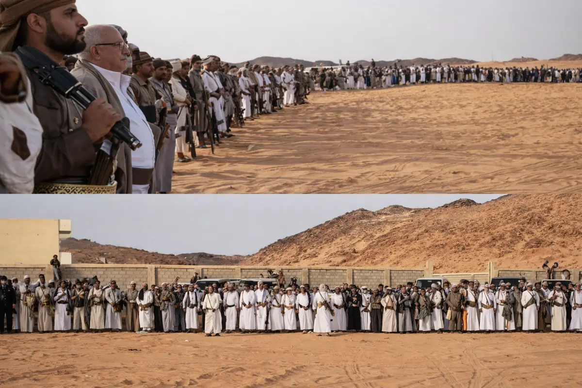 تدفّق قبلي غير مسبوق دعماً للشيخ فدغم… مأرب برس ير...