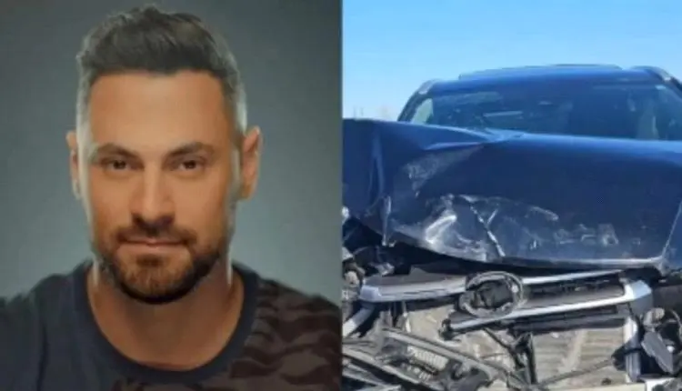 الفنان السوري هادي أسود ينجو من الموت بعد حادث سير...
