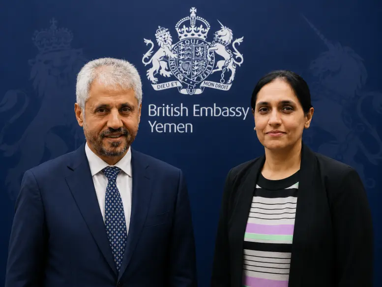 السفارة البريطانية تشيد بالشيخ حمود المخلافي وتؤكد...