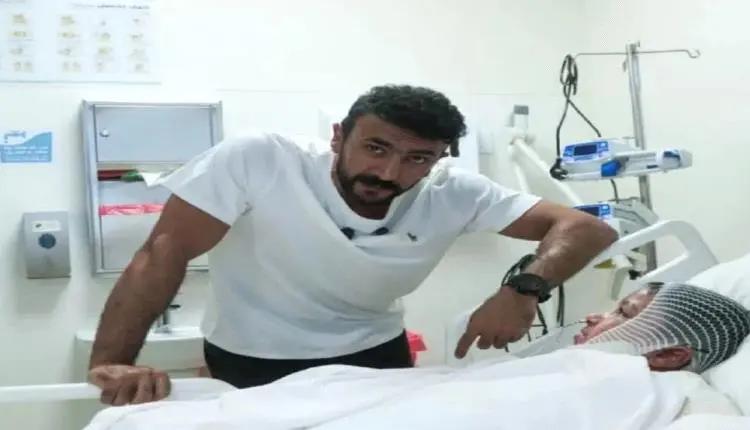 أحمد العوضي يُلبي أمنية طفل بمستشفى الحروق وسط إشا...